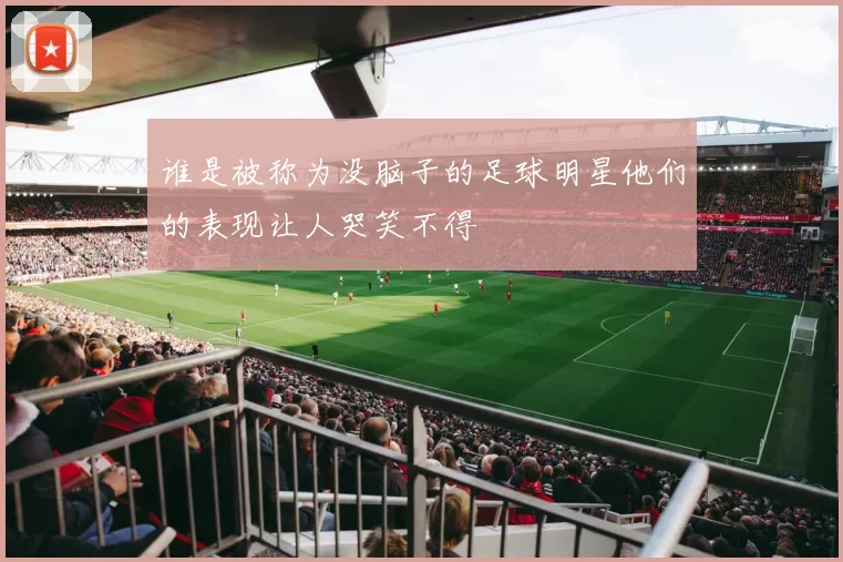 谁是被称为没脑子的足球明星他们的表现让人哭笑不得